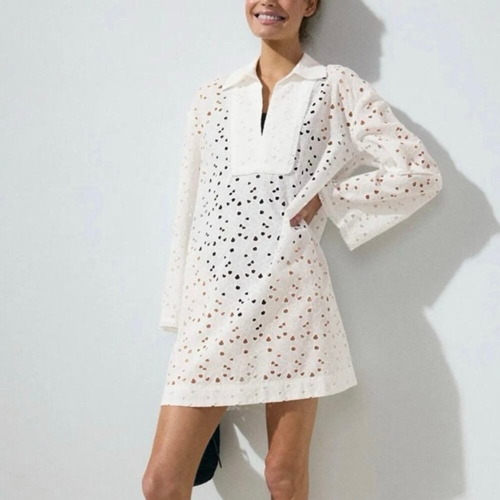 Philip Lim Open Neck Coverup Mini Dress Smal